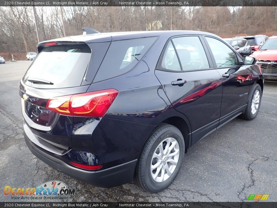 2020 Chevrolet Equinox LS Midnight Blue Metallic / Ash Gray Photo #5