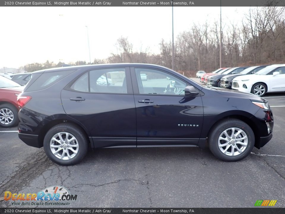 2020 Chevrolet Equinox LS Midnight Blue Metallic / Ash Gray Photo #6