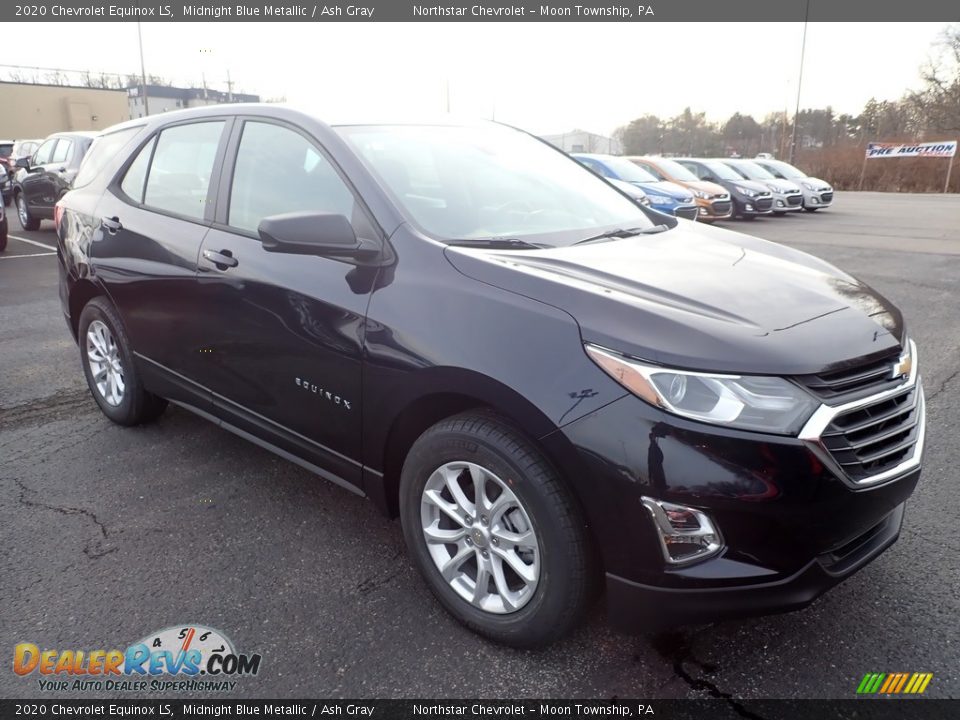 2020 Chevrolet Equinox LS Midnight Blue Metallic / Ash Gray Photo #7