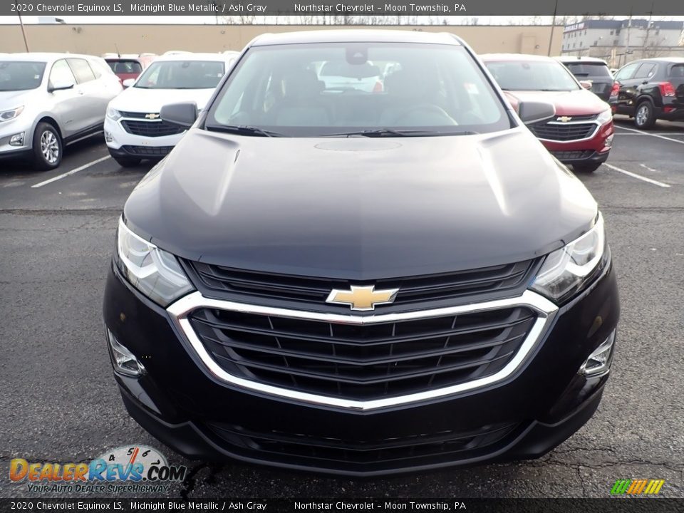 2020 Chevrolet Equinox LS Midnight Blue Metallic / Ash Gray Photo #8