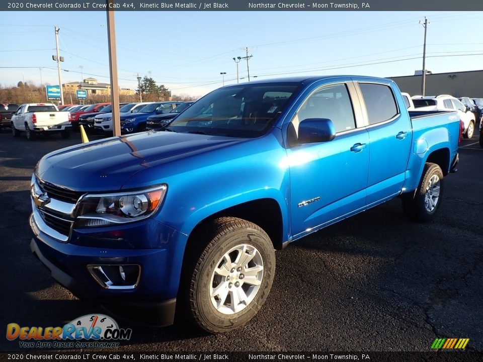 2020 Chevrolet Colorado LT Crew Cab 4x4 Kinetic Blue Metallic / Jet Black Photo #1