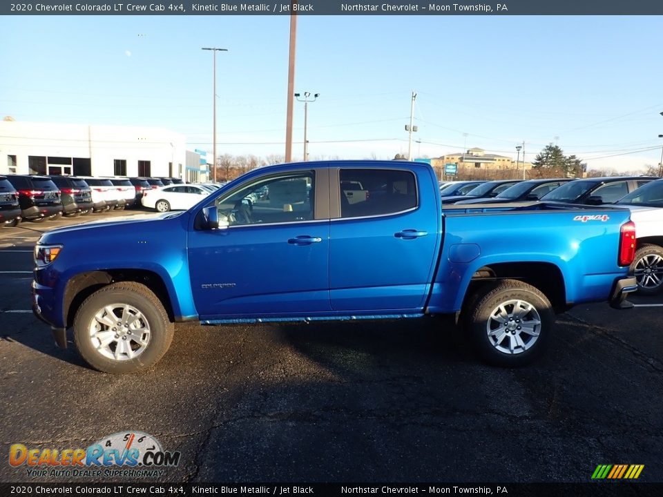 2020 Chevrolet Colorado LT Crew Cab 4x4 Kinetic Blue Metallic / Jet Black Photo #2