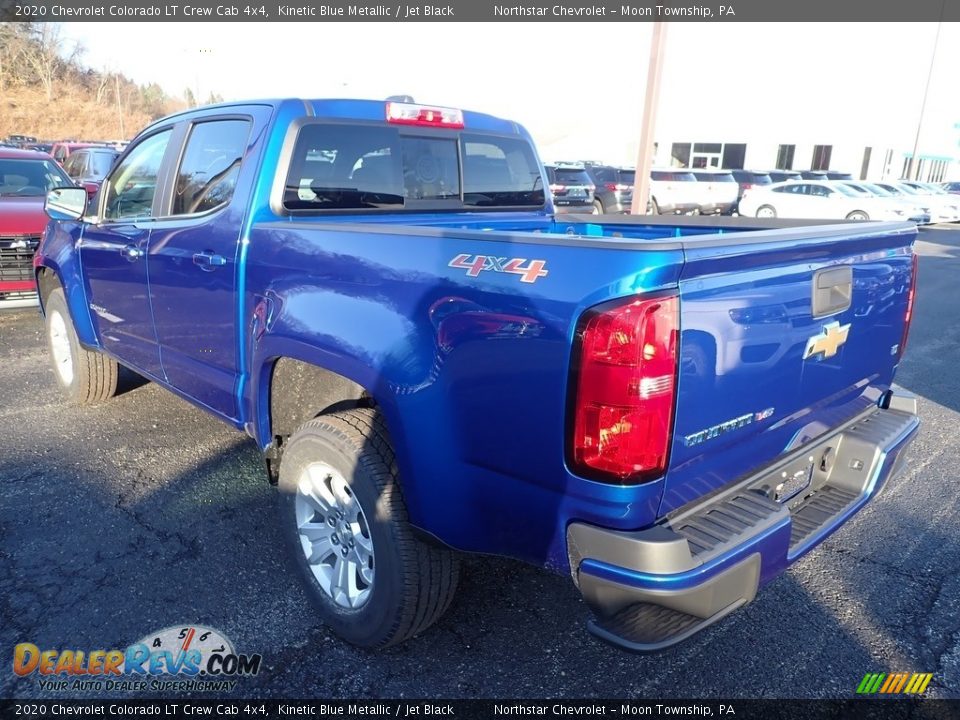 2020 Chevrolet Colorado LT Crew Cab 4x4 Kinetic Blue Metallic / Jet Black Photo #3