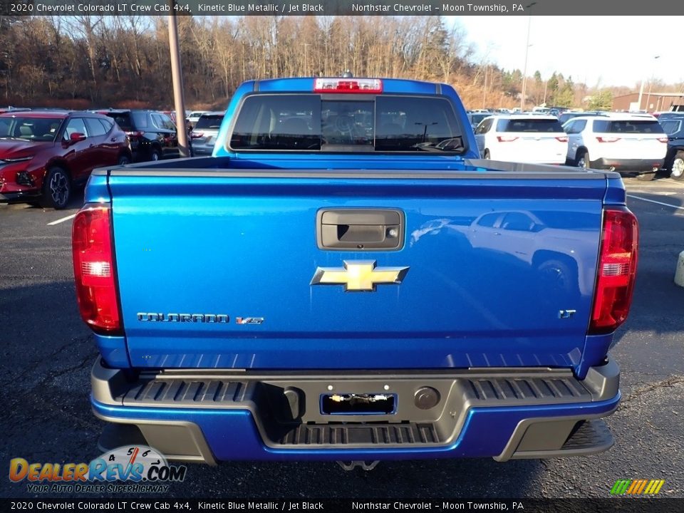 2020 Chevrolet Colorado LT Crew Cab 4x4 Kinetic Blue Metallic / Jet Black Photo #4