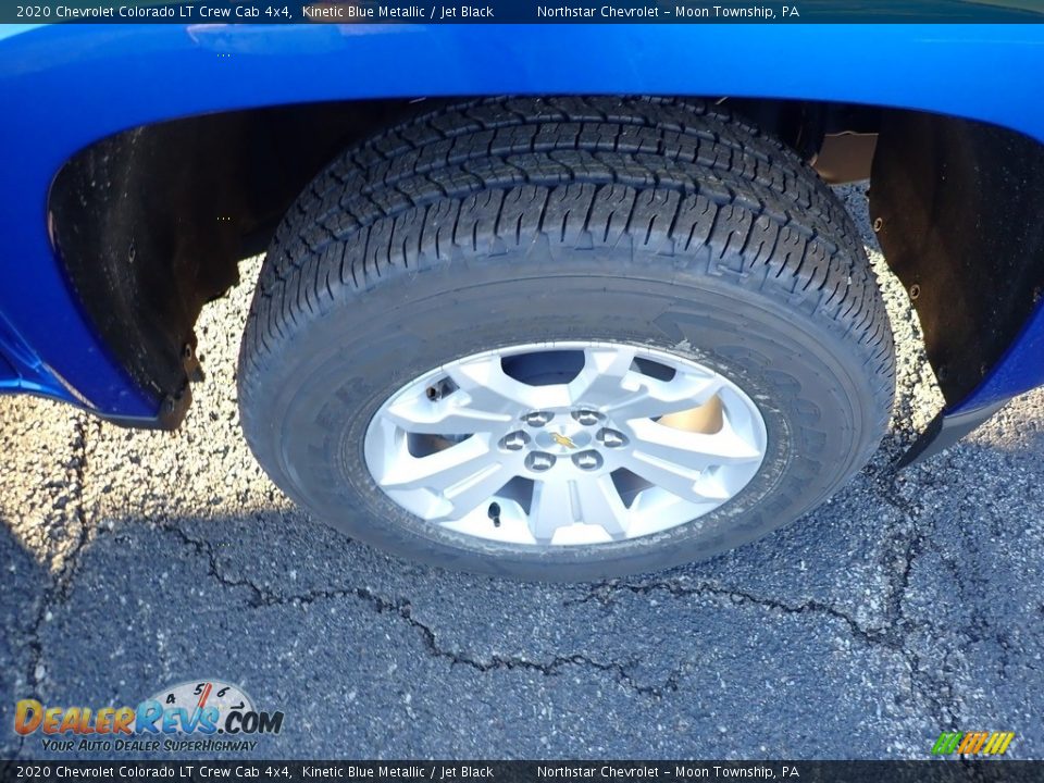 2020 Chevrolet Colorado LT Crew Cab 4x4 Kinetic Blue Metallic / Jet Black Photo #7