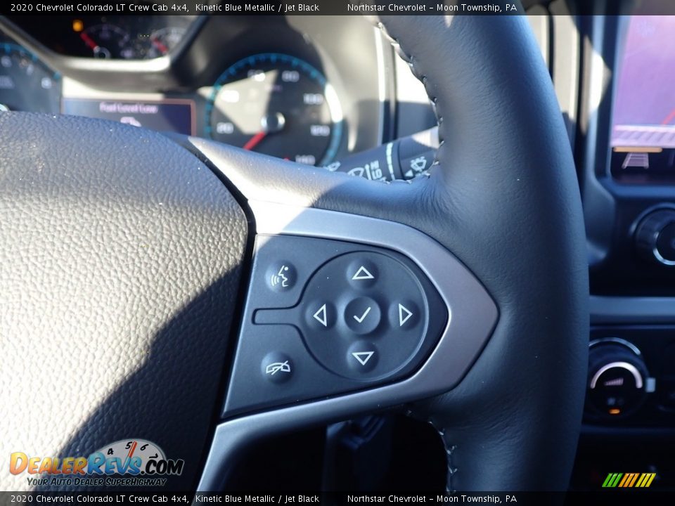 2020 Chevrolet Colorado LT Crew Cab 4x4 Kinetic Blue Metallic / Jet Black Photo #17