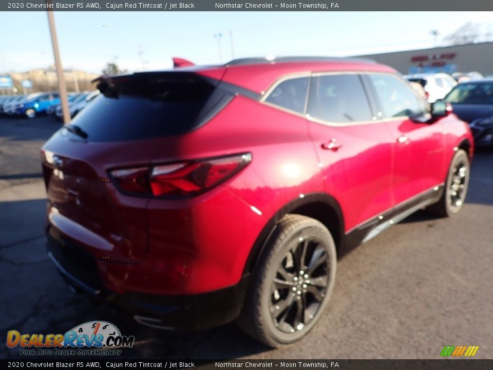 2020 Chevrolet Blazer RS AWD Cajun Red Tintcoat / Jet Black Photo #4