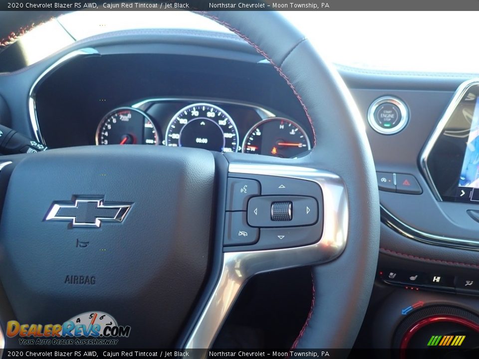 2020 Chevrolet Blazer RS AWD Cajun Red Tintcoat / Jet Black Photo #19