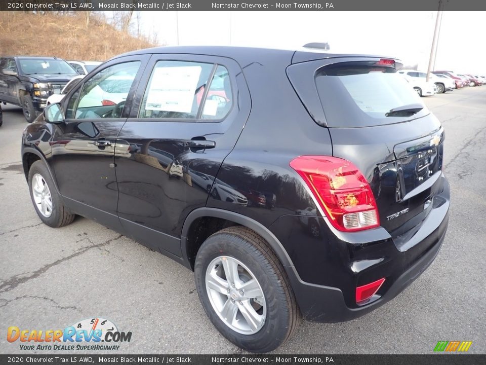 2020 Chevrolet Trax LS AWD Mosaic Black Metallic / Jet Black Photo #3