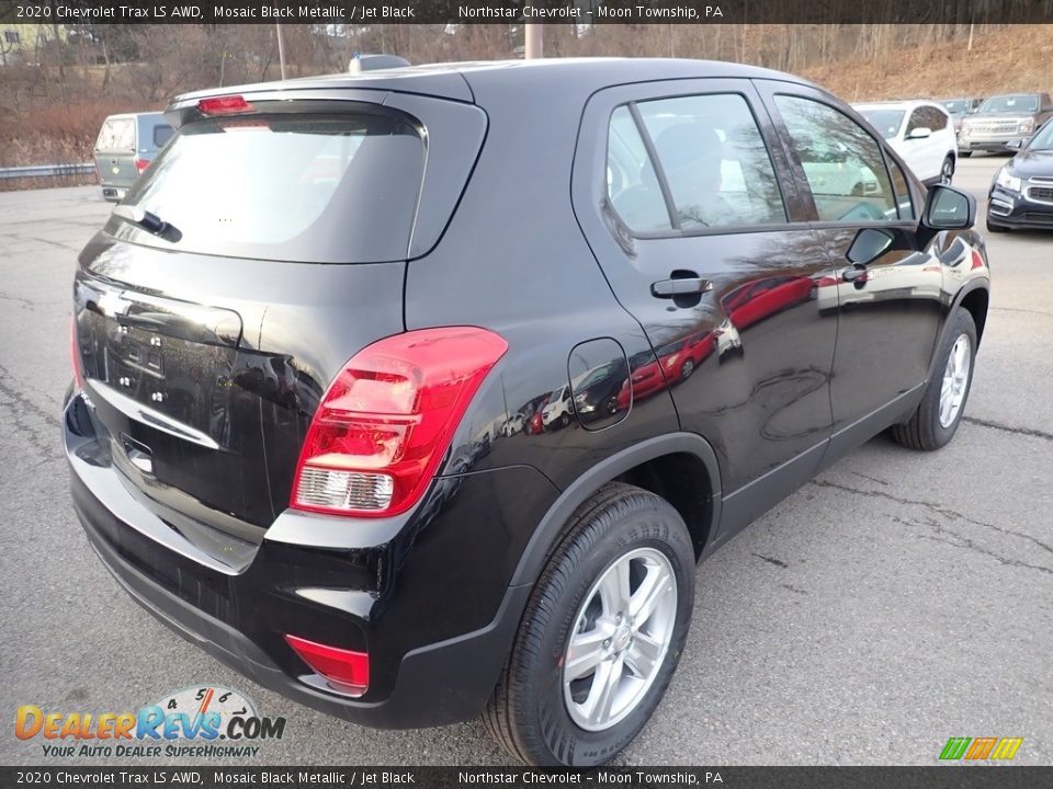 2020 Chevrolet Trax LS AWD Mosaic Black Metallic / Jet Black Photo #5