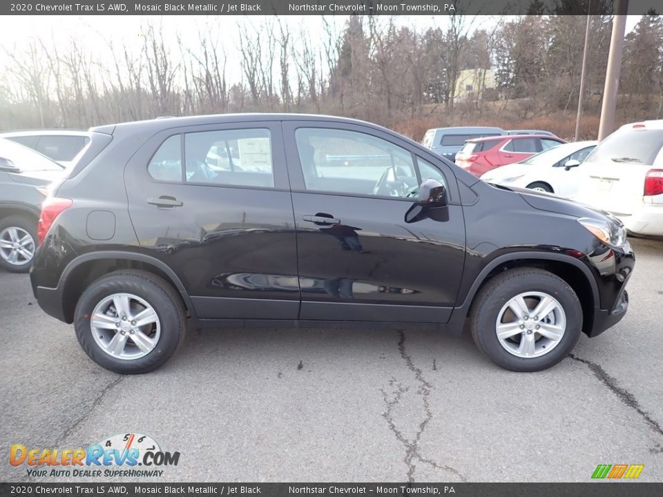 2020 Chevrolet Trax LS AWD Mosaic Black Metallic / Jet Black Photo #6