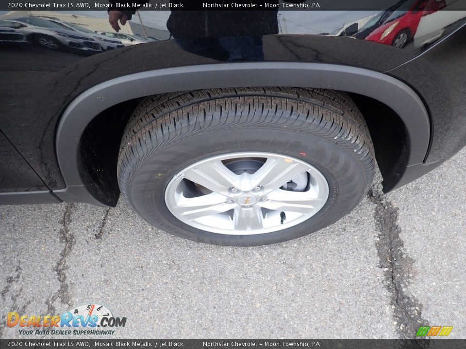 2020 Chevrolet Trax LS AWD Mosaic Black Metallic / Jet Black Photo #9