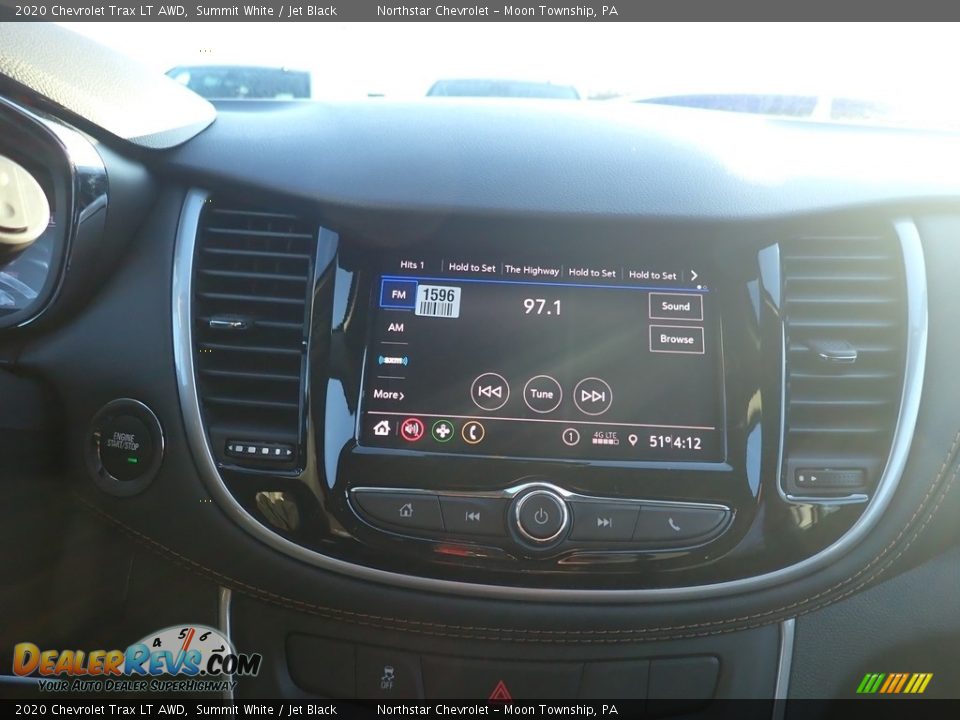 2020 Chevrolet Trax LT AWD Summit White / Jet Black Photo #14