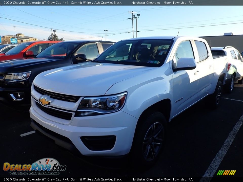 2020 Chevrolet Colorado WT Crew Cab 4x4 Summit White / Ash Gray/Jet Black Photo #1