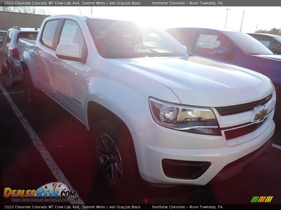 2020 Chevrolet Colorado WT Crew Cab 4x4 Summit White / Ash Gray/Jet Black Photo #4