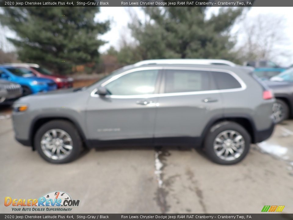 2020 Jeep Cherokee Latitude Plus 4x4 Sting-Gray / Black Photo #2