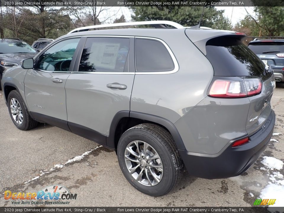 2020 Jeep Cherokee Latitude Plus 4x4 Sting-Gray / Black Photo #3