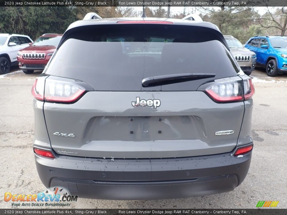2020 Jeep Cherokee Latitude Plus 4x4 Sting-Gray / Black Photo #4