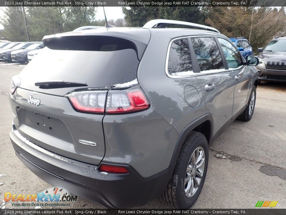2020 Jeep Cherokee Latitude Plus 4x4 Sting-Gray / Black Photo #5