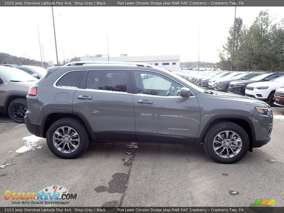 2020 Jeep Cherokee Latitude Plus 4x4 Sting-Gray / Black Photo #6