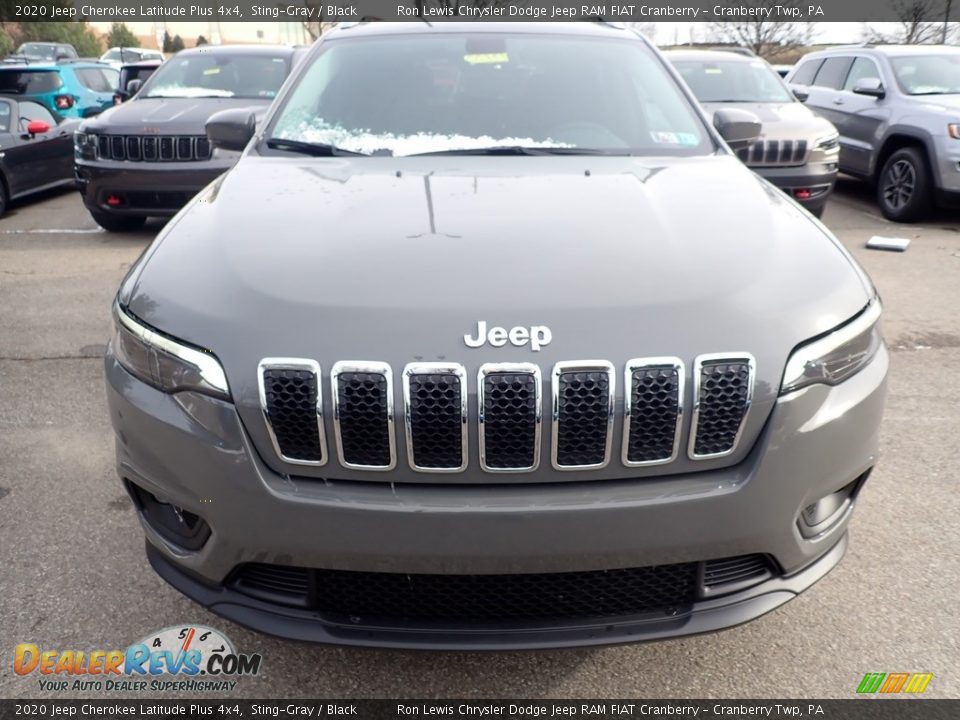 2020 Jeep Cherokee Latitude Plus 4x4 Sting-Gray / Black Photo #8