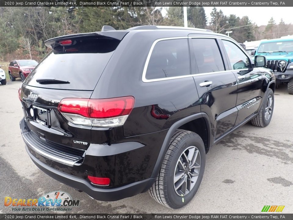 2020 Jeep Grand Cherokee Limited 4x4 Diamond Black Crystal Pearl / Black Photo #5