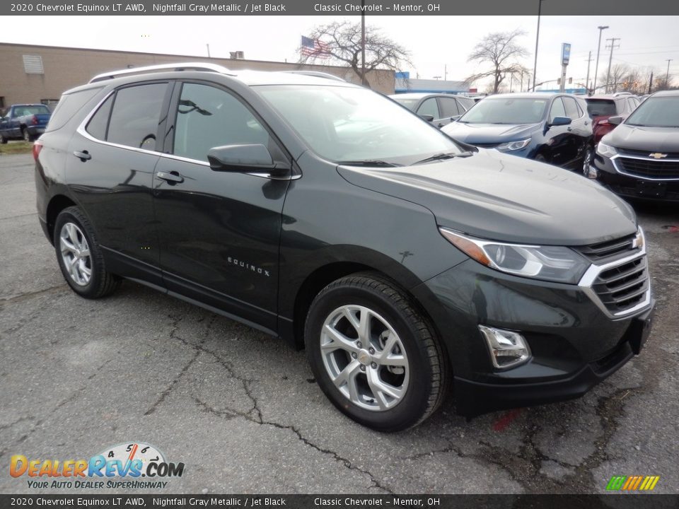 2020 Chevrolet Equinox LT AWD Nightfall Gray Metallic / Jet Black Photo #3