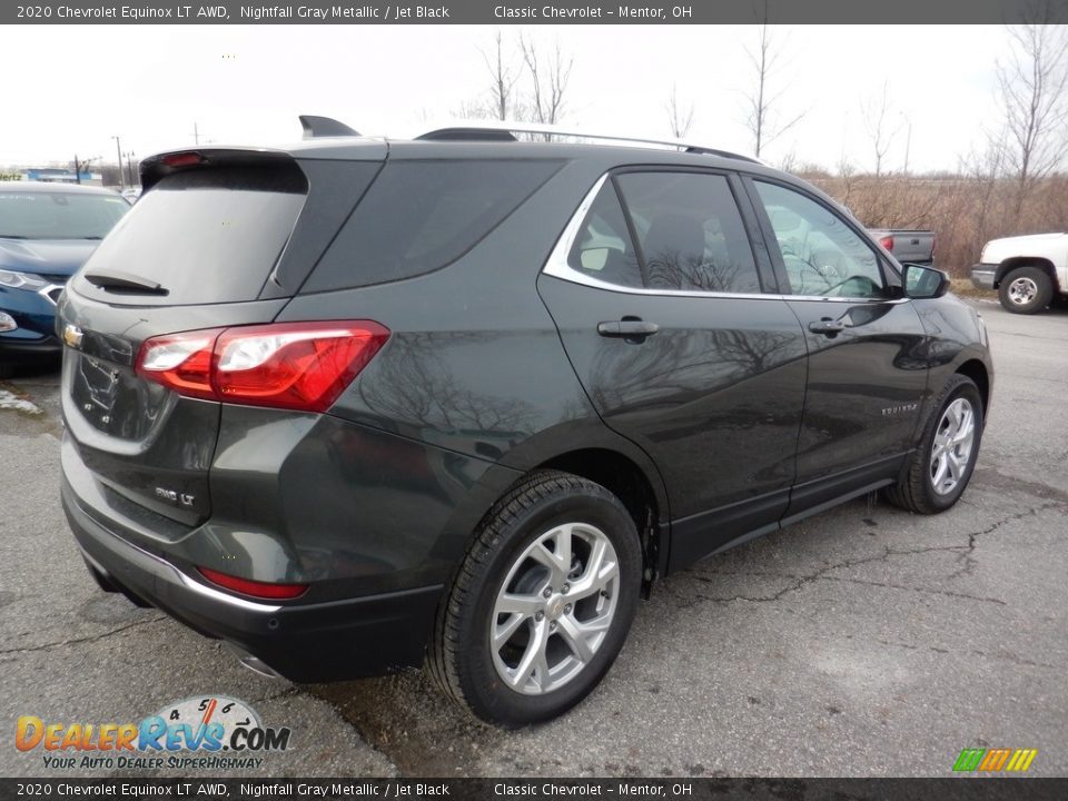 2020 Chevrolet Equinox LT AWD Nightfall Gray Metallic / Jet Black Photo #4