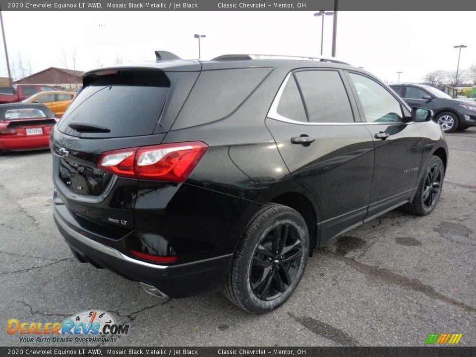 2020 Chevrolet Equinox LT AWD Mosaic Black Metallic / Jet Black Photo #4