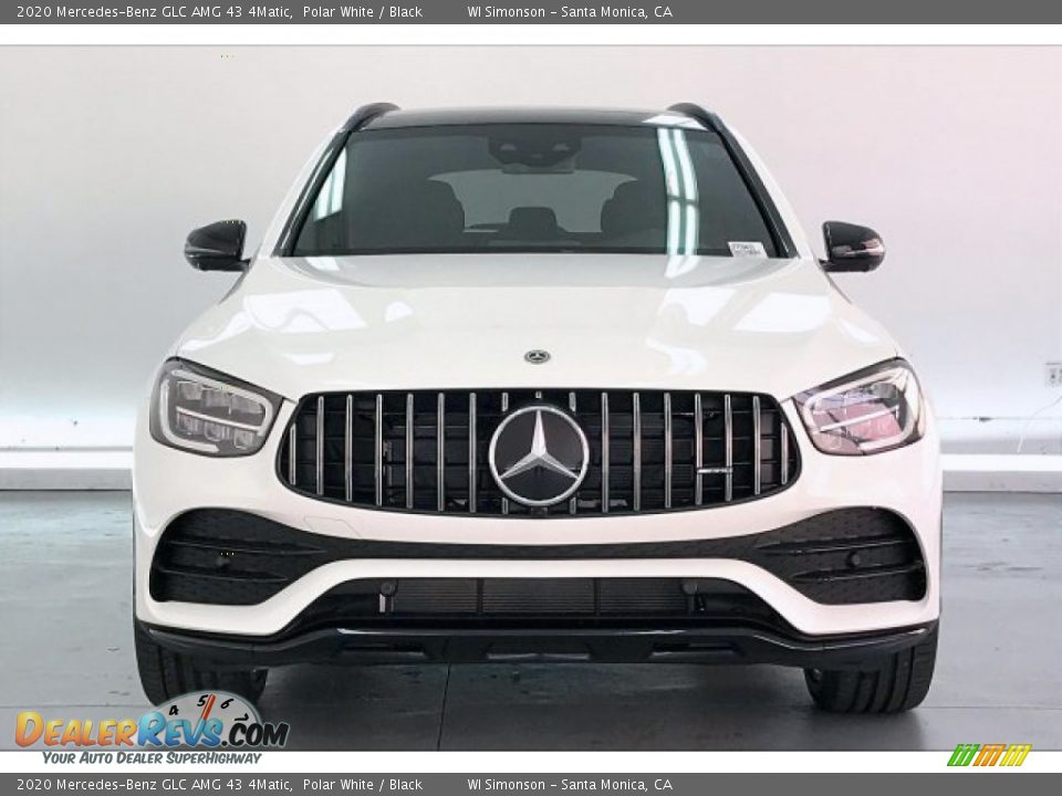2020 Mercedes-Benz GLC AMG 43 4Matic Polar White / Black Photo #2