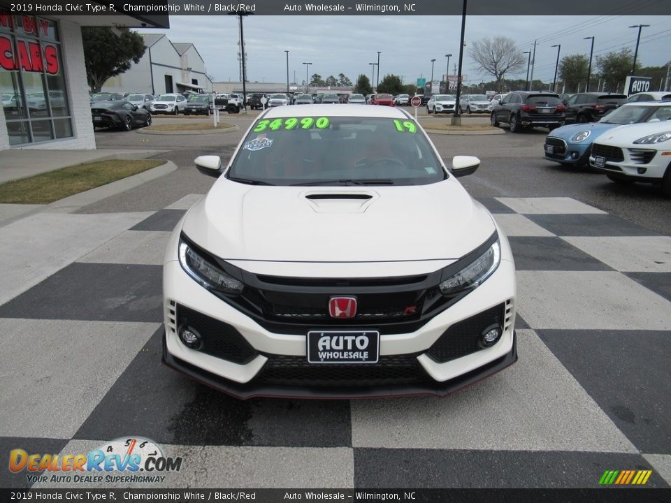 2019 Honda Civic Type R Championship White / Black/Red Photo #2