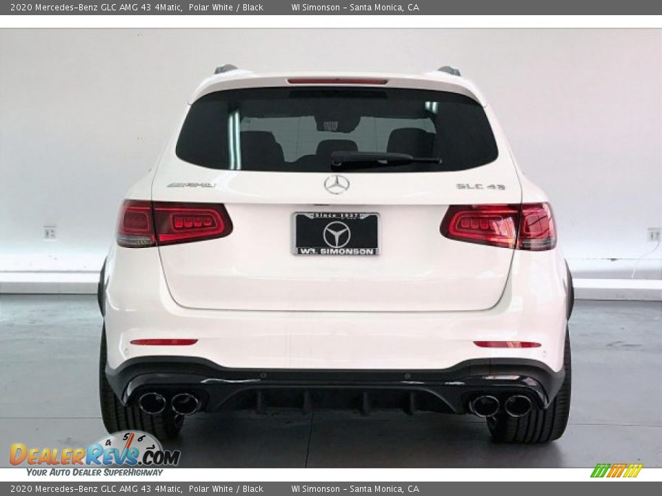 2020 Mercedes-Benz GLC AMG 43 4Matic Polar White / Black Photo #3
