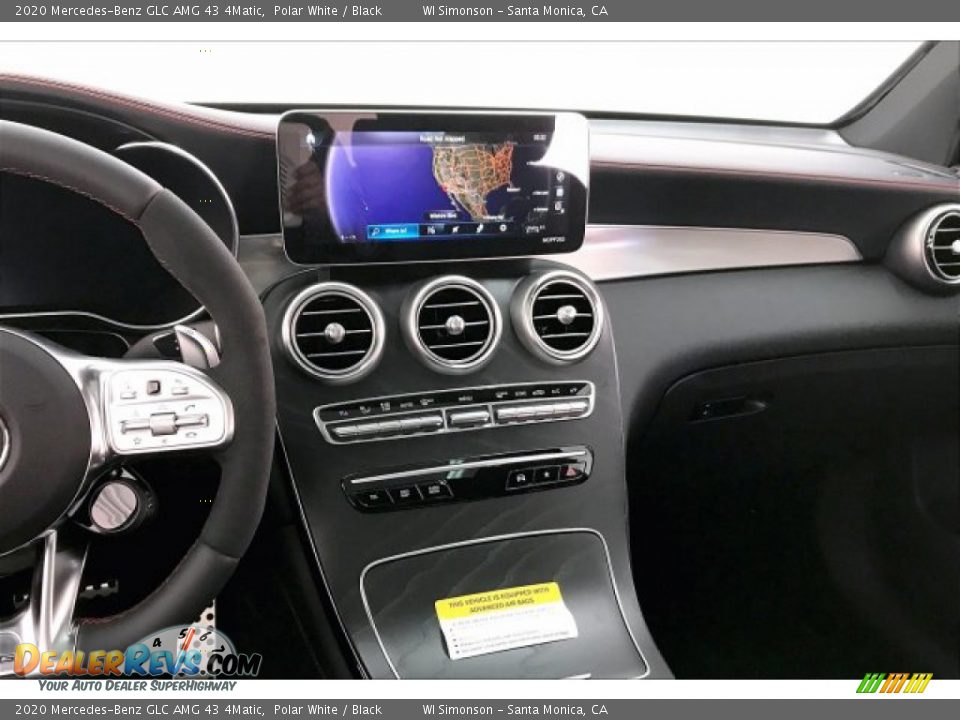 2020 Mercedes-Benz GLC AMG 43 4Matic Polar White / Black Photo #5