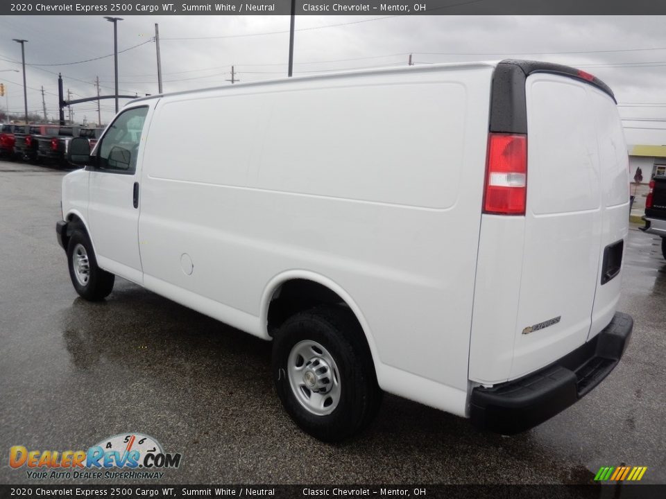 2020 Chevrolet Express 2500 Cargo WT Summit White / Neutral Photo #5
