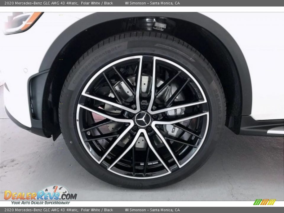 2020 Mercedes-Benz GLC AMG 43 4Matic Polar White / Black Photo #8