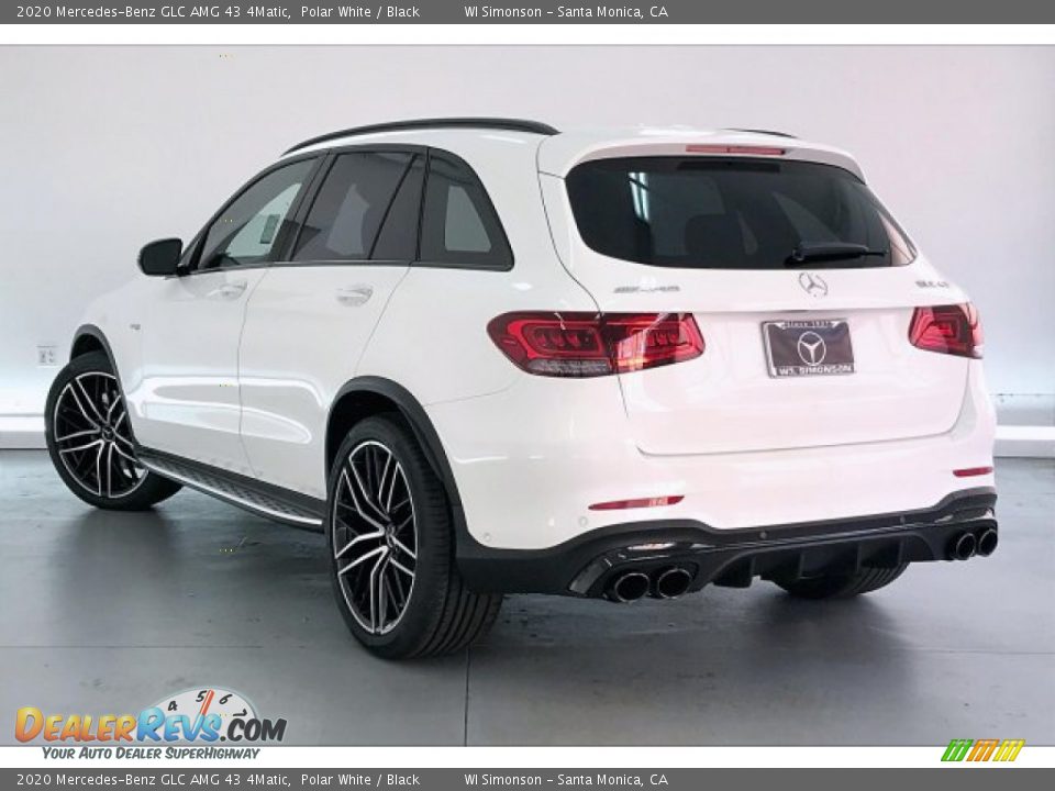 2020 Mercedes-Benz GLC AMG 43 4Matic Polar White / Black Photo #10