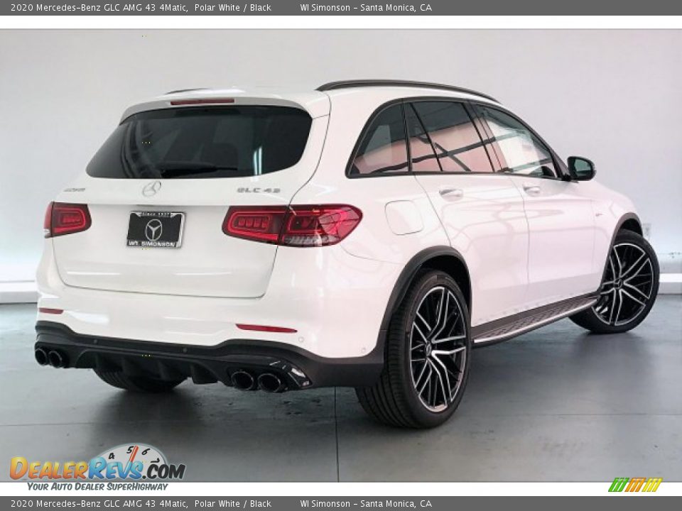 2020 Mercedes-Benz GLC AMG 43 4Matic Polar White / Black Photo #16