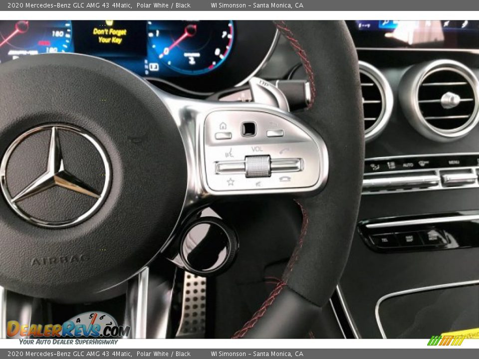 2020 Mercedes-Benz GLC AMG 43 4Matic Polar White / Black Photo #19