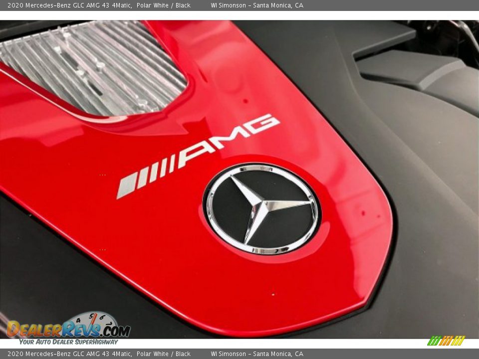 2020 Mercedes-Benz GLC AMG 43 4Matic Polar White / Black Photo #31