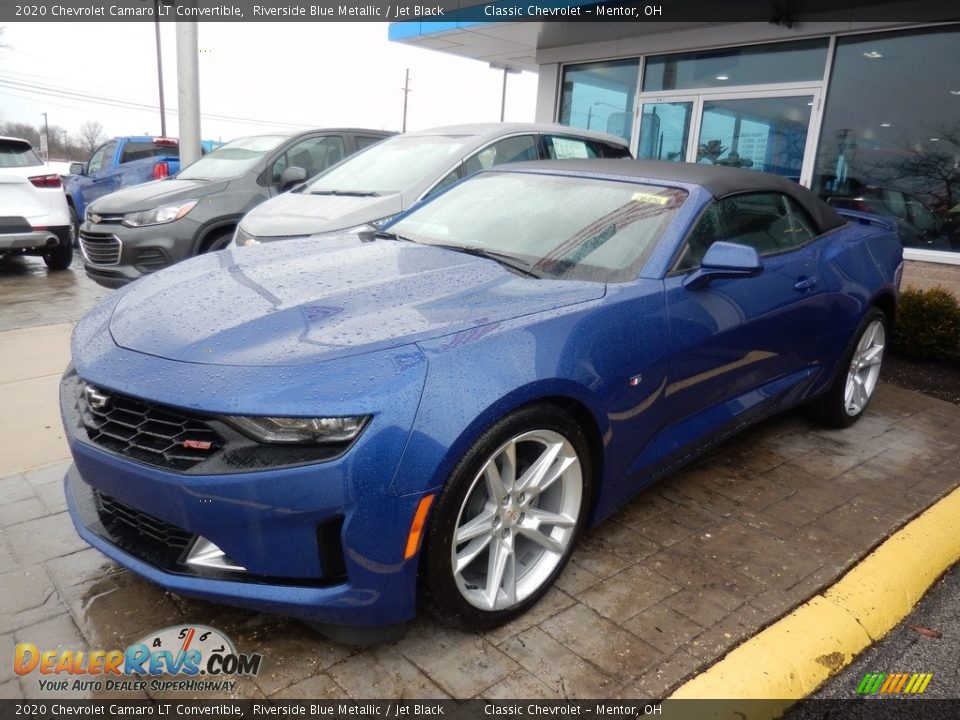 2020 Chevrolet Camaro LT Convertible Riverside Blue Metallic / Jet Black Photo #1