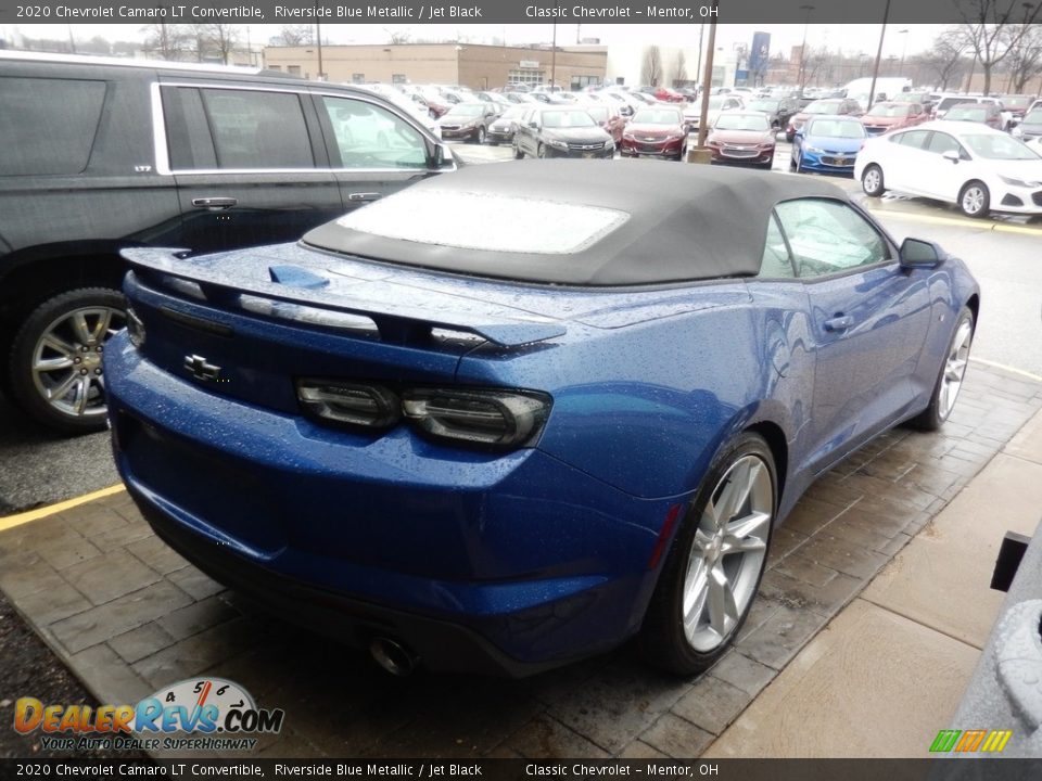 2020 Chevrolet Camaro LT Convertible Riverside Blue Metallic / Jet Black Photo #4