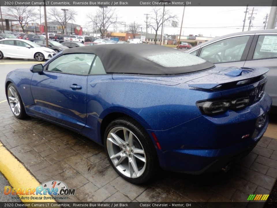 2020 Chevrolet Camaro LT Convertible Riverside Blue Metallic / Jet Black Photo #5