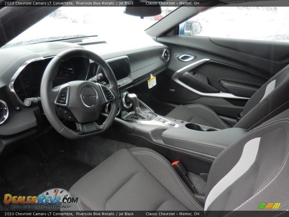 2020 Chevrolet Camaro LT Convertible Riverside Blue Metallic / Jet Black Photo #6