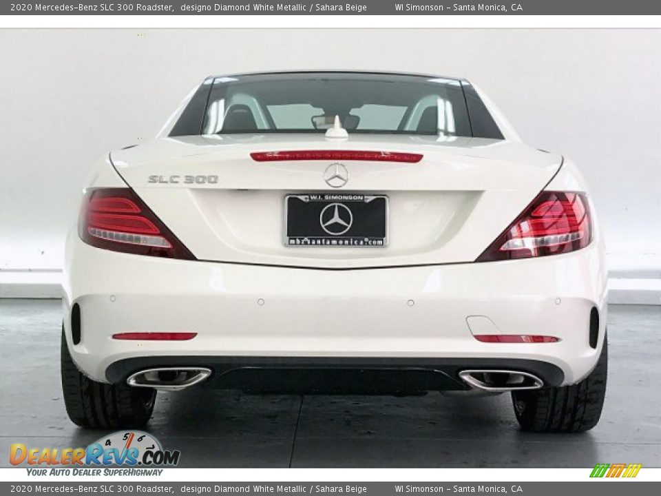 2020 Mercedes-Benz SLC 300 Roadster designo Diamond White Metallic / Sahara Beige Photo #3