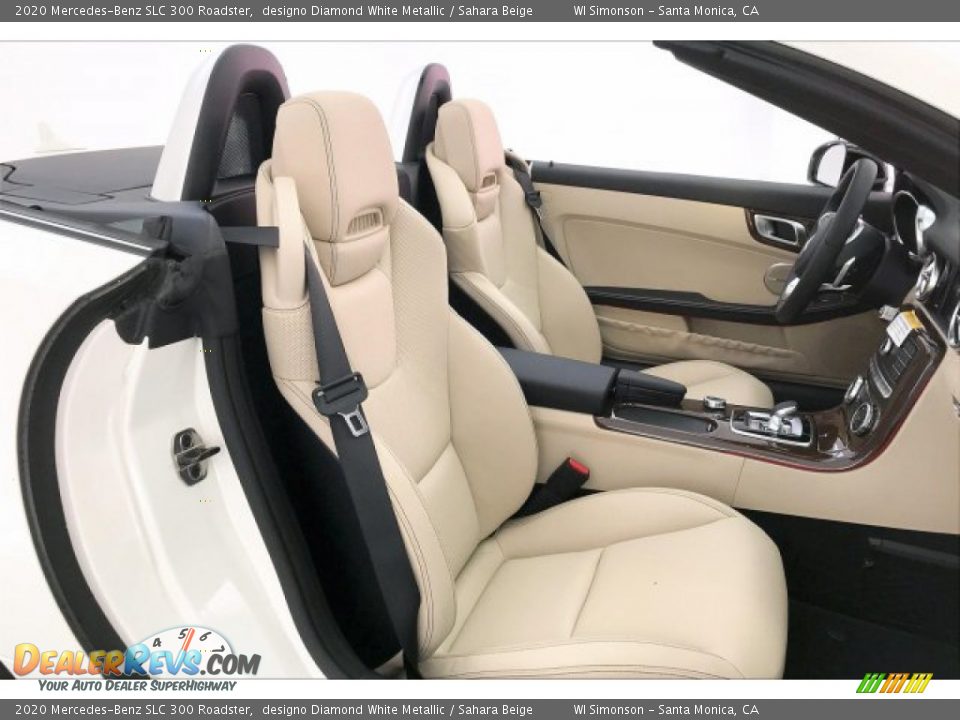 2020 Mercedes-Benz SLC 300 Roadster designo Diamond White Metallic / Sahara Beige Photo #5