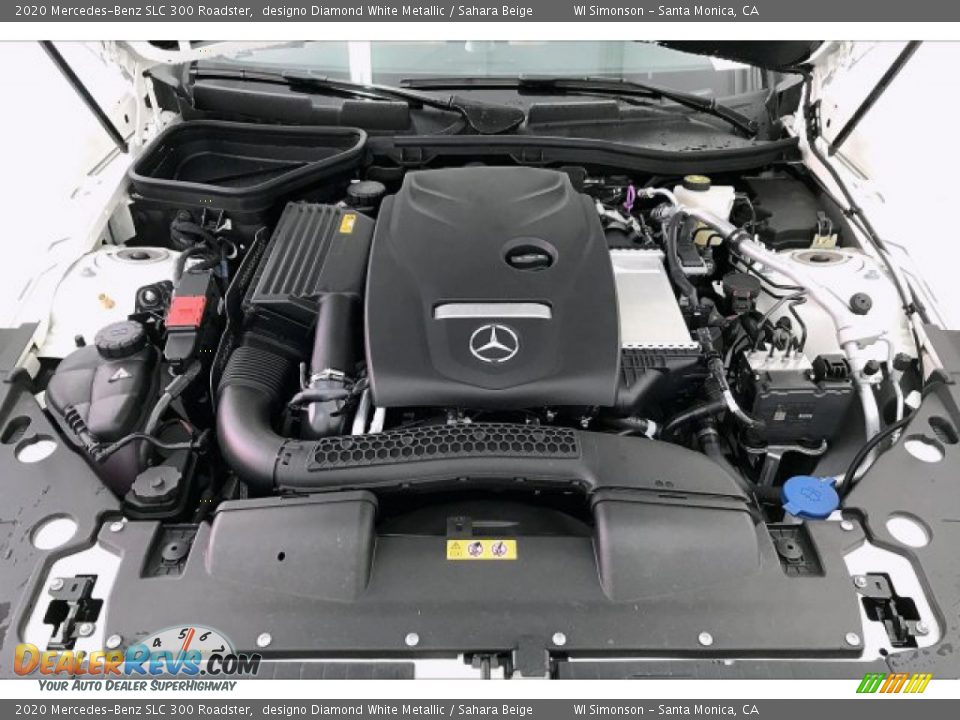 2020 Mercedes-Benz SLC 300 Roadster designo Diamond White Metallic / Sahara Beige Photo #8