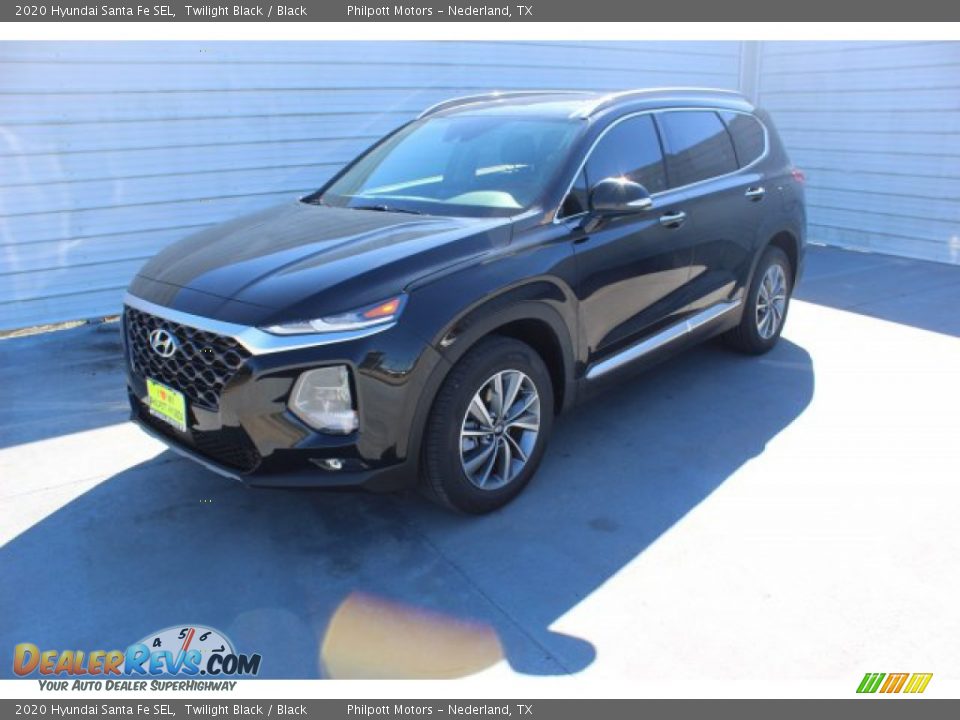 2020 Hyundai Santa Fe SEL Twilight Black / Black Photo #4
