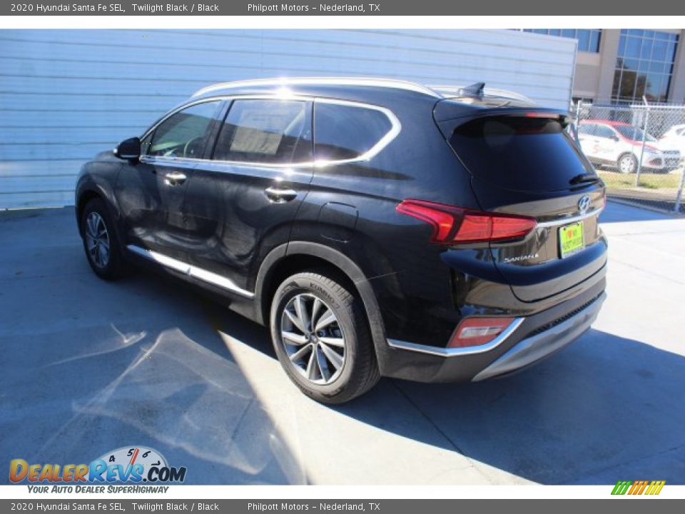 2020 Hyundai Santa Fe SEL Twilight Black / Black Photo #6