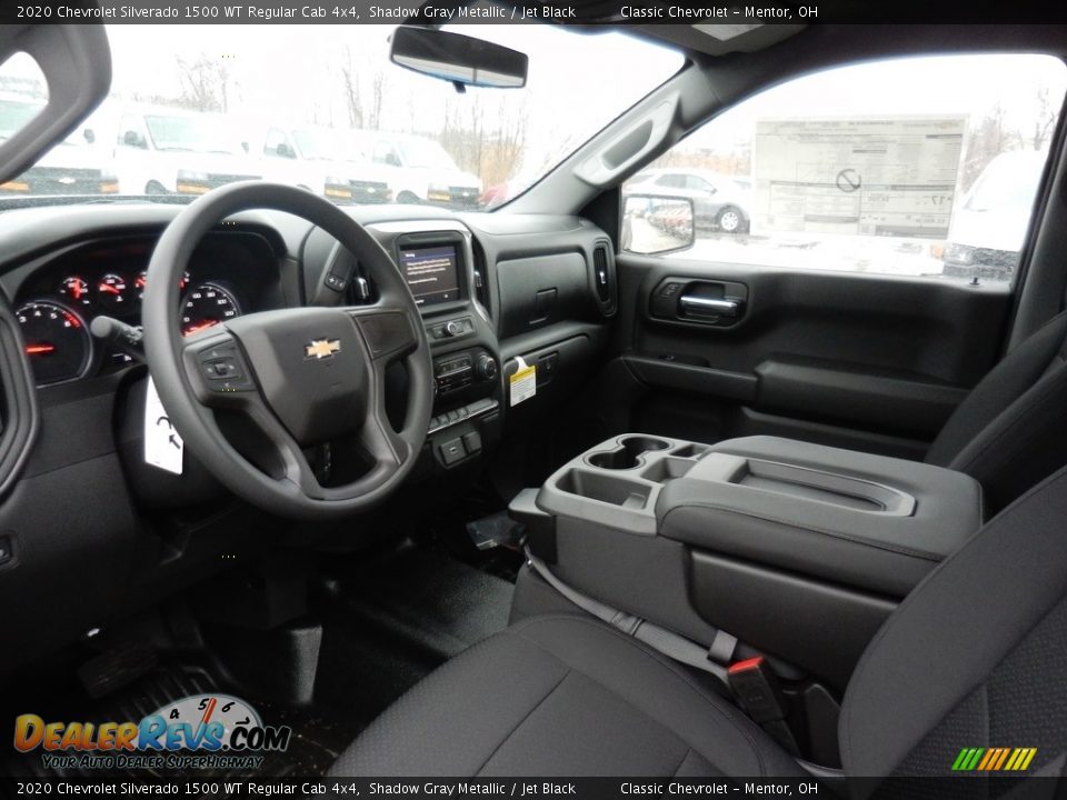 2020 Chevrolet Silverado 1500 WT Regular Cab 4x4 Shadow Gray Metallic / Jet Black Photo #7