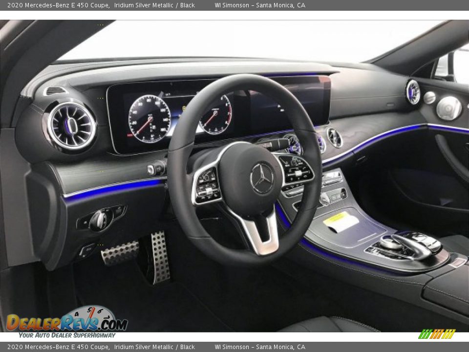 2020 Mercedes-Benz E 450 Coupe Iridium Silver Metallic / Black Photo #4